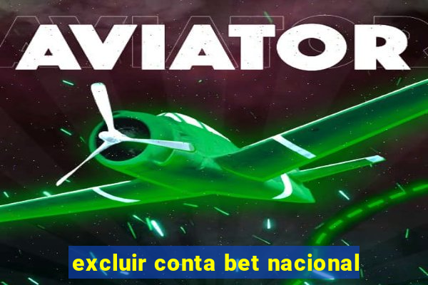 excluir conta bet nacional